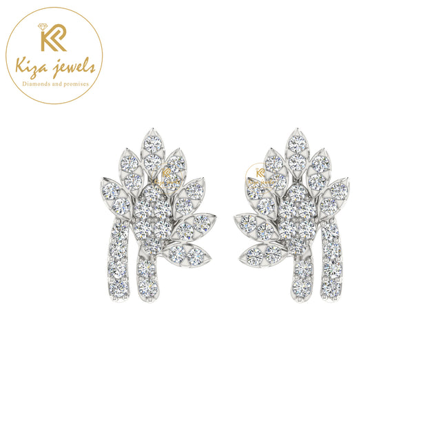 0.36 TDW Round Cut Diamond Women's Stud Earring