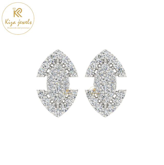 0.48 TDW Round Cut Diamond Women's Stud Earring