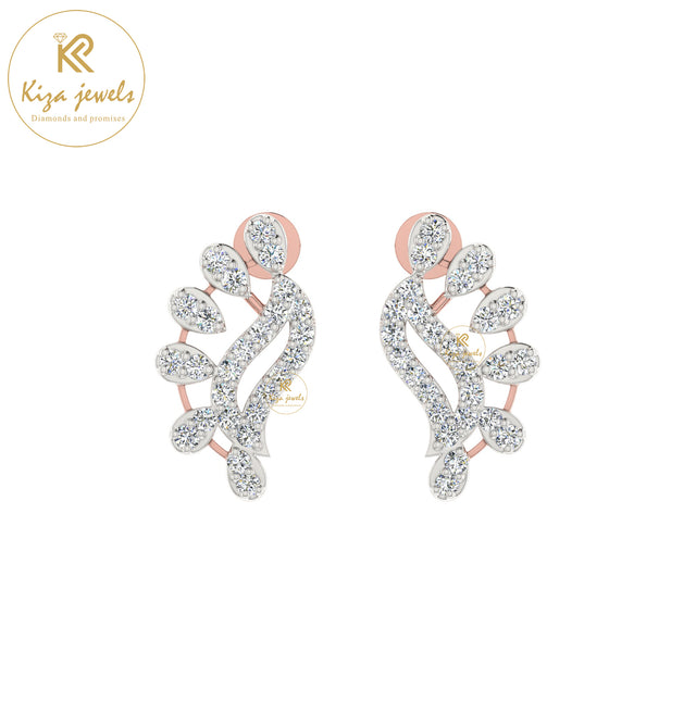 0.35 TDW Round Cut Diamond Women's Stud Earring