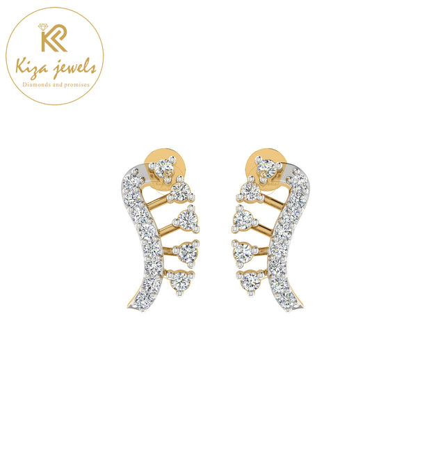 0.26 TDW Round Cut Diamond Women's Stud Earring
