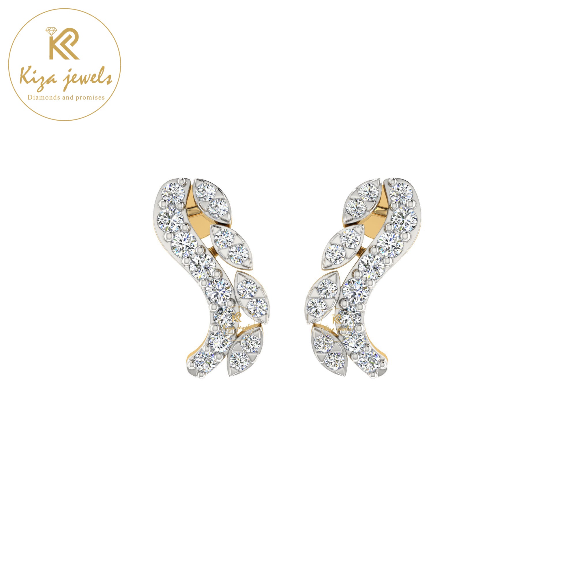 0.31 TDW Round Cut Diamond Women's Stud Earring