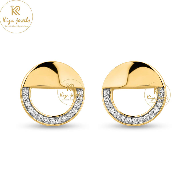 0.30 TDW Round Cut Diamond Stud Earring