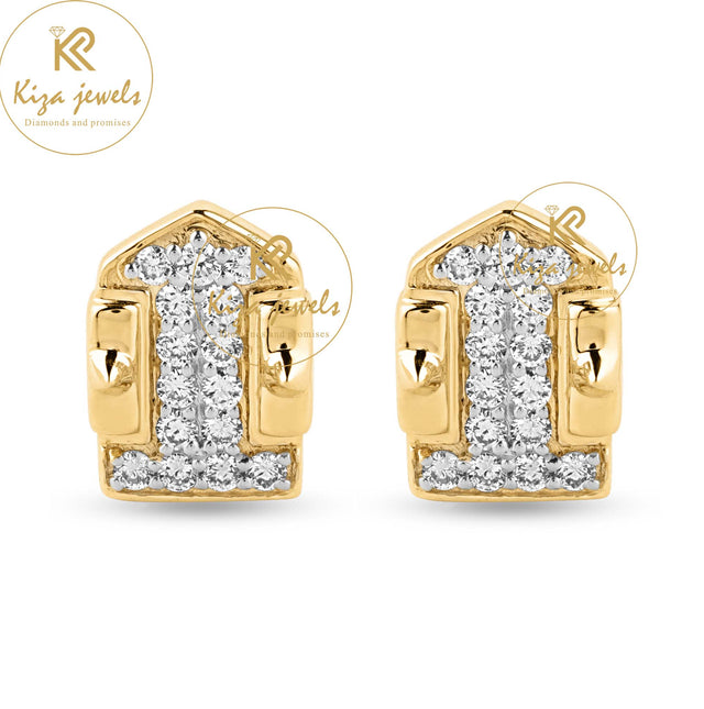 0.30 TDW Round Cut Diamond Stud Earring