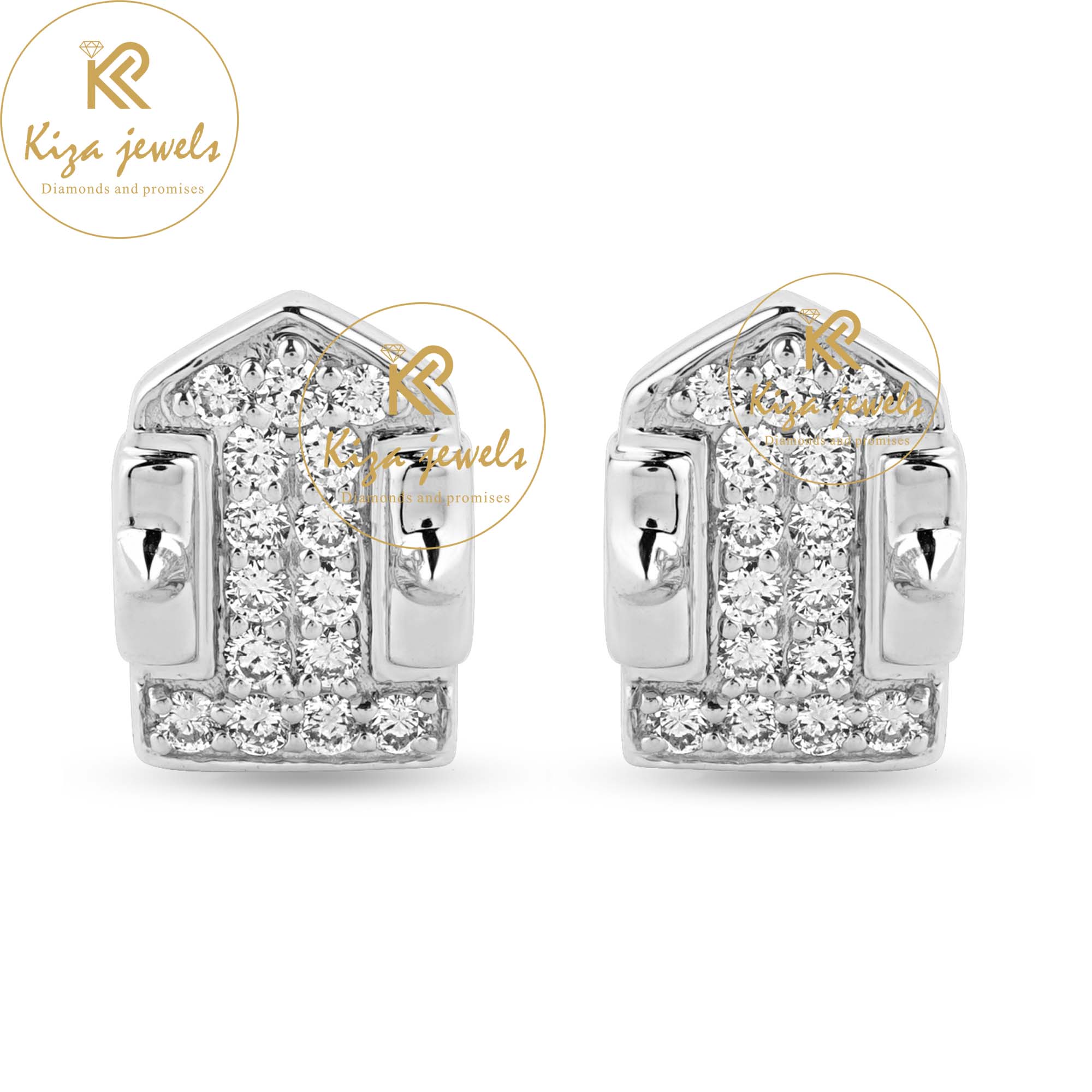 0.30 TDW Round Cut Diamond Stud Earring