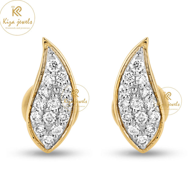 0.258 TDW Round Cut Diamond Stud Earring