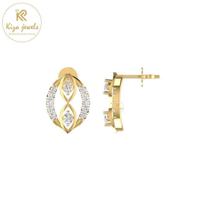 0.17 TDW Round Cut Diamond Women's Stud Earring