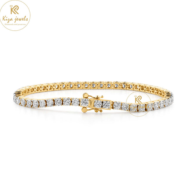 2.84 CT Round Cut Diamond Tennis Bracelet