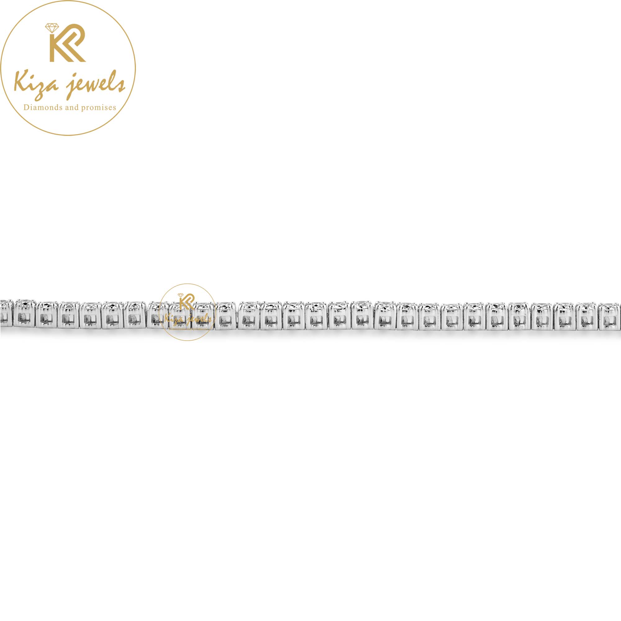 4.80 TDW Round Cut Diamond Tennis Bracelet