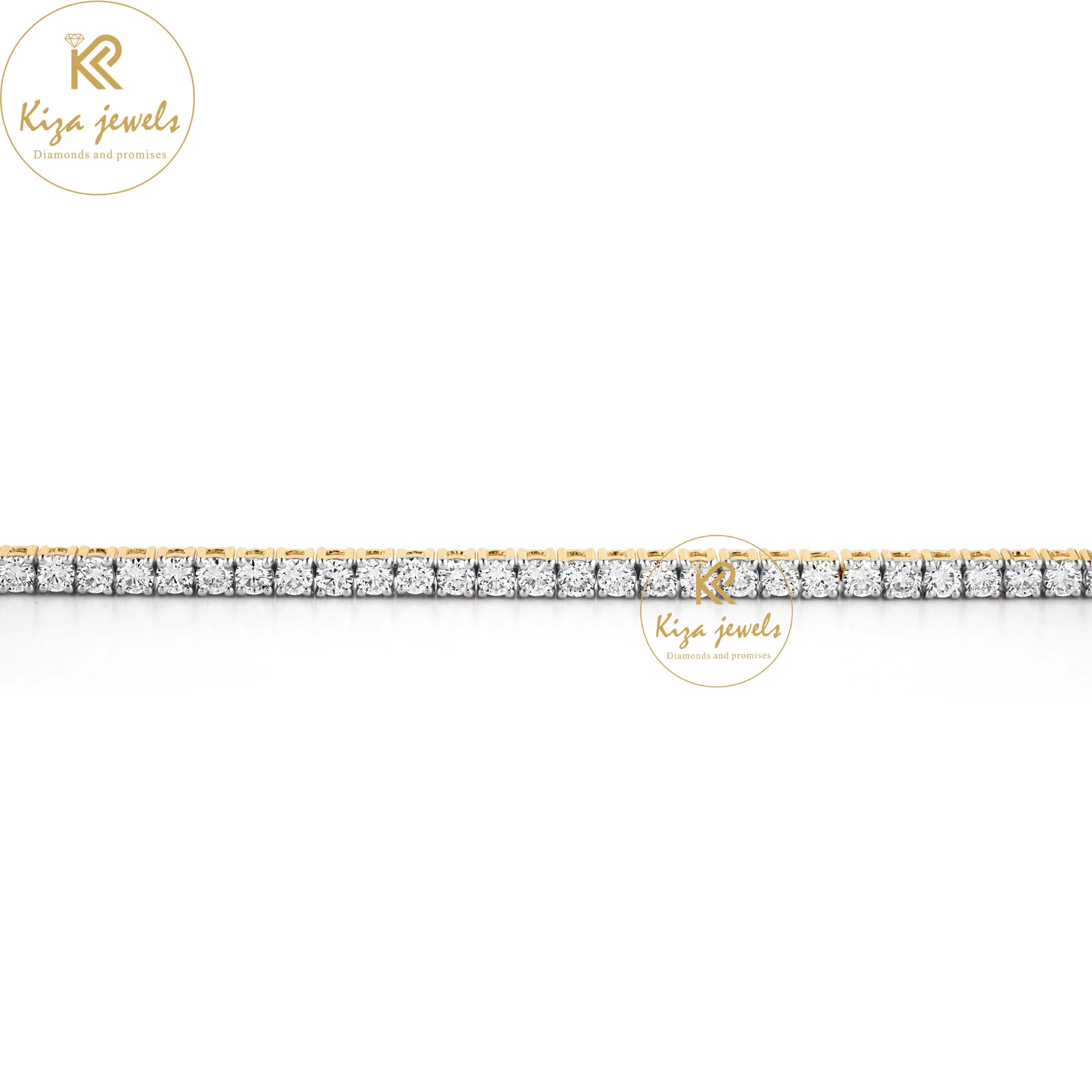 2.01 CT Round Cut Diamond Tennis Bracelet