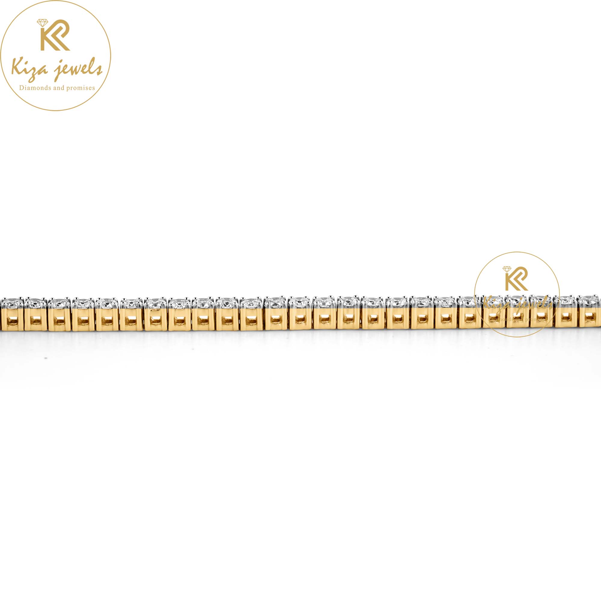 2.01 CT Round Cut Diamond Tennis Bracelet