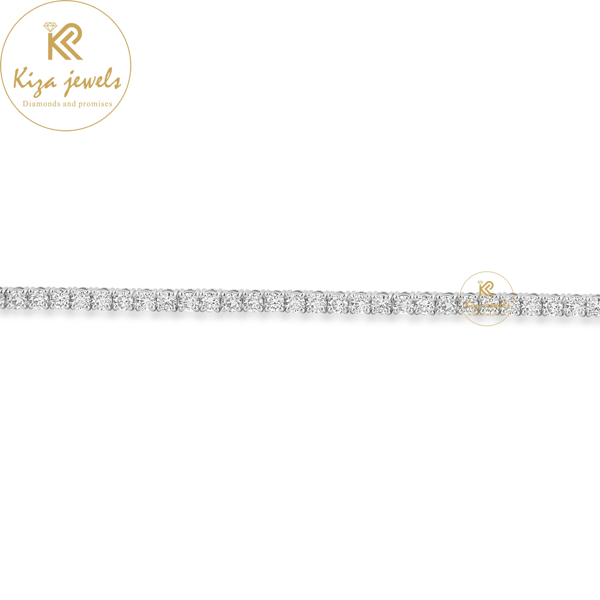 4.80 TDW Round Cut Diamond Tennis Bracelet