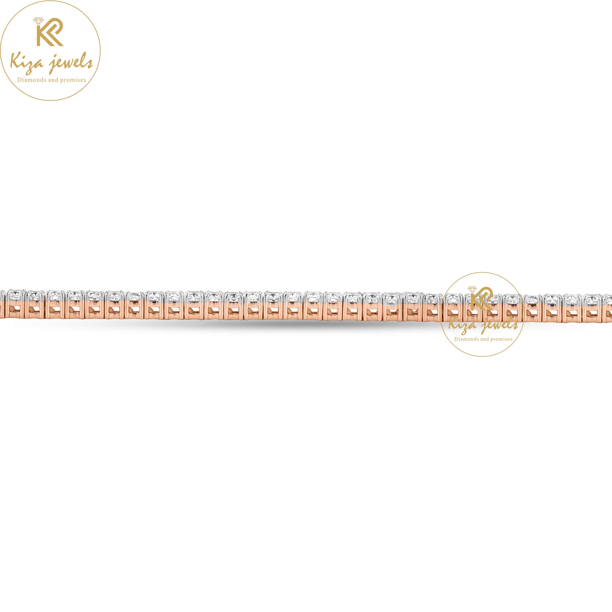 6.60 TDW Cushion Cut Diamond Tennis Bracelet