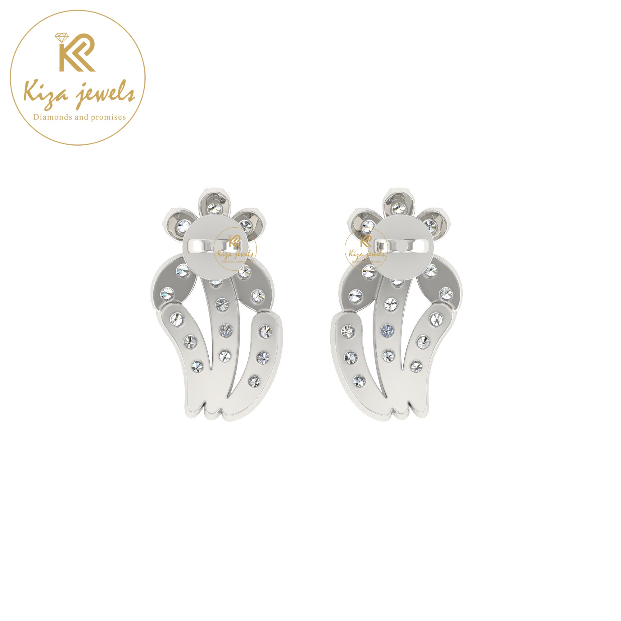 0.29 TDW Round Cut Diamond Women's Stud Earring