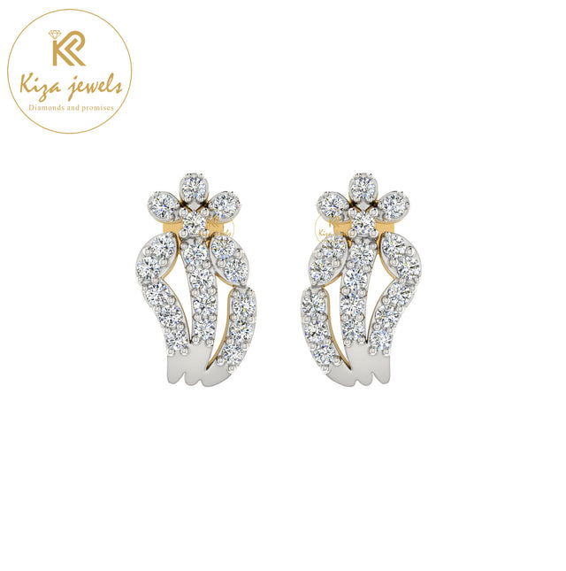 0.29 TDW Round Cut Diamond Women's Stud Earring
