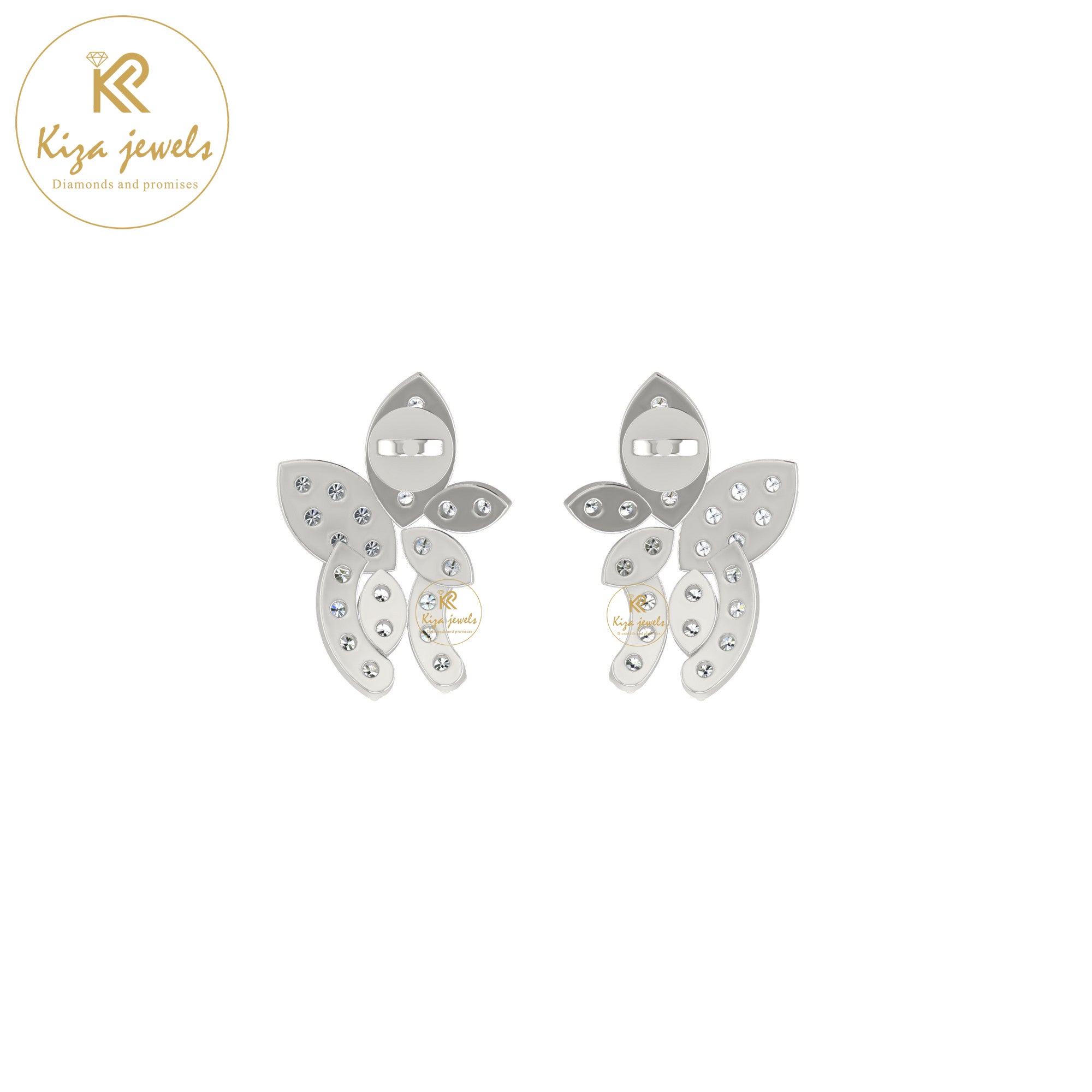 0.40 TDW Round Cut Diamond Women's Stud Earring