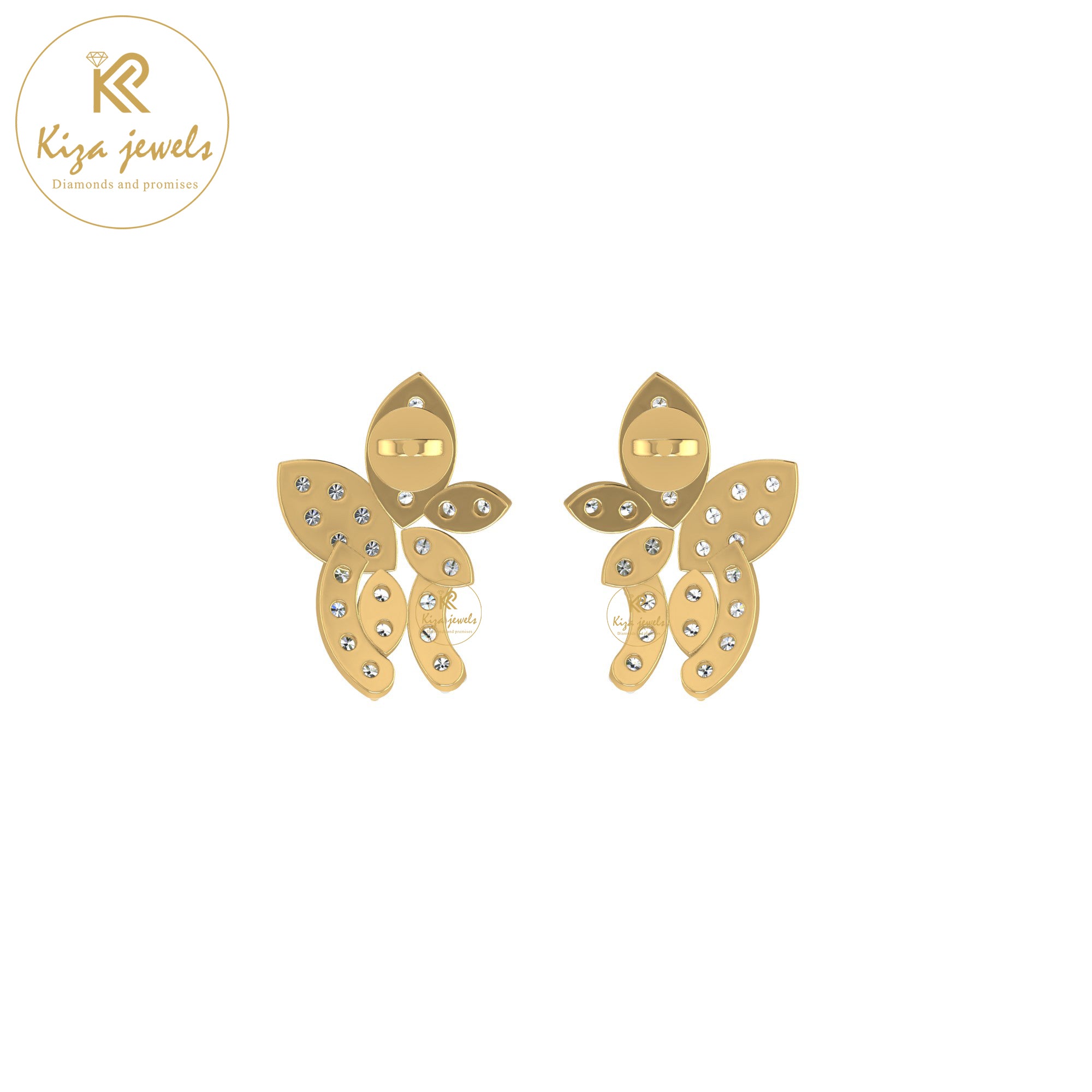 0.40 TDW Round Cut Diamond Women's Stud Earring