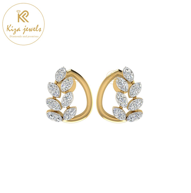 0.23 TDW Round Cut Diamond Women's Stud Earring