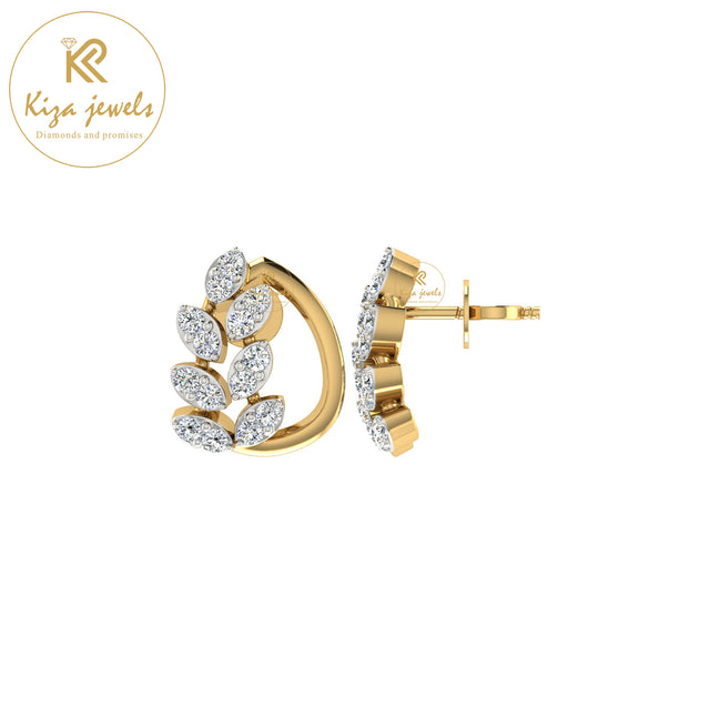 0.23 TDW Round Cut Diamond Women's Stud Earring