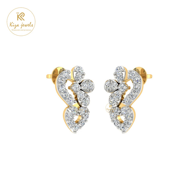 0.35 TDW Round Cut Diamond Women's Stud Earring