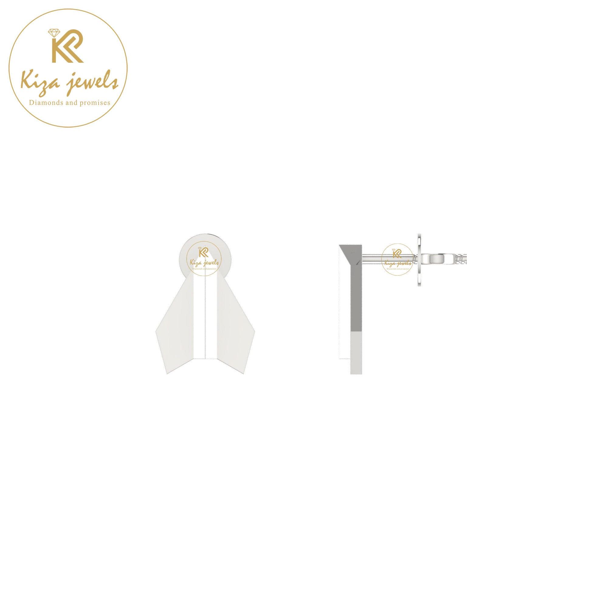 2.00 GM Gold Stud Earring