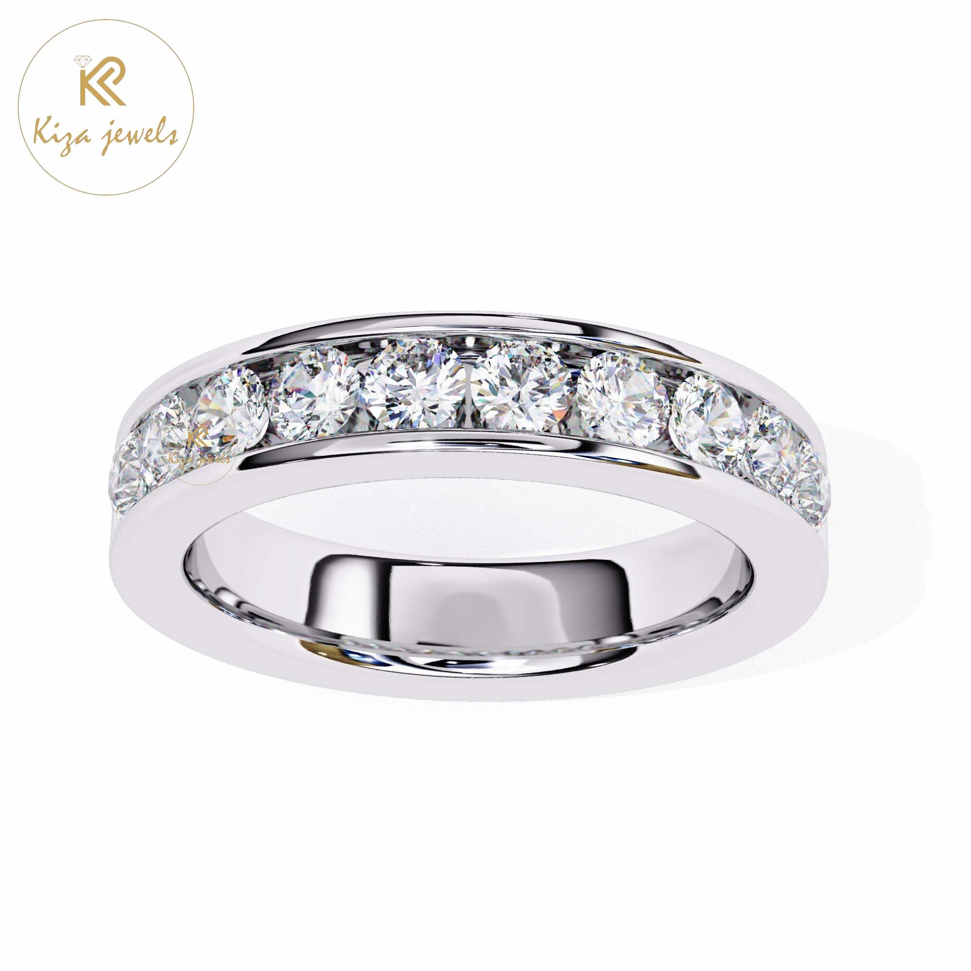 1.01 TDW Women's Round Cut Diamond Band