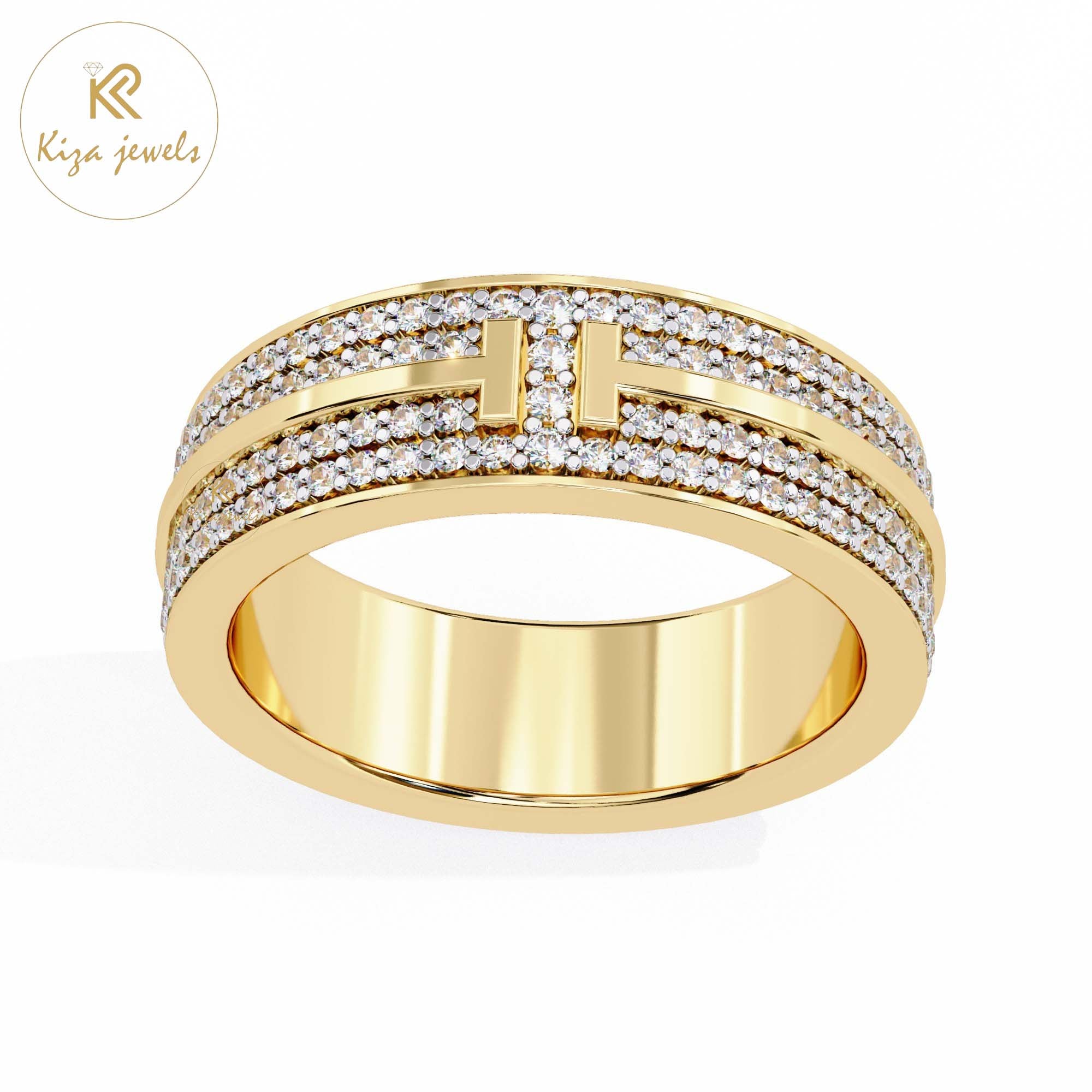 0.806 TDW Round Cut Women's Diamond Band