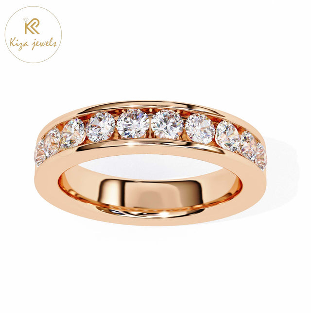 1.01 TDW Women's Round Cut Diamond Band