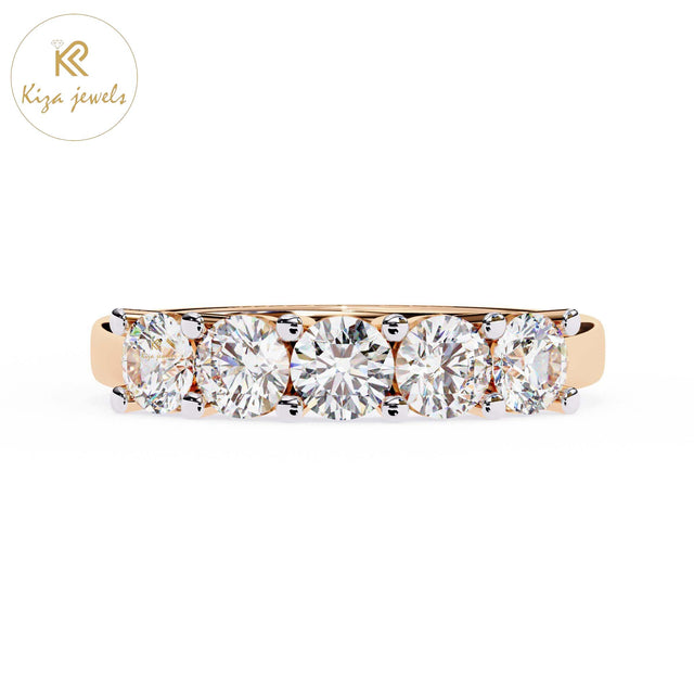 1.03 TDW Round Cut Diamond Women's Band