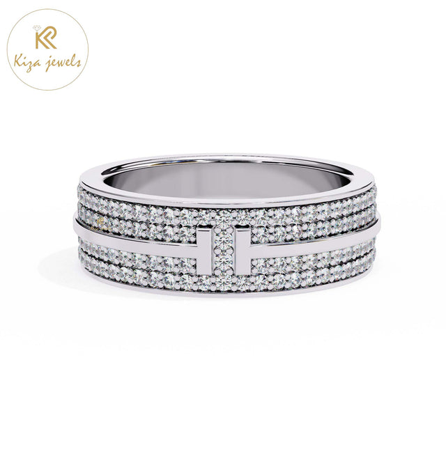 0.806 TDW Round Cut Women's Diamond Band