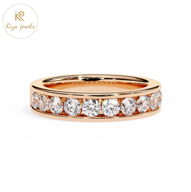 1.01 TDW Women's Round Cut Diamond Band