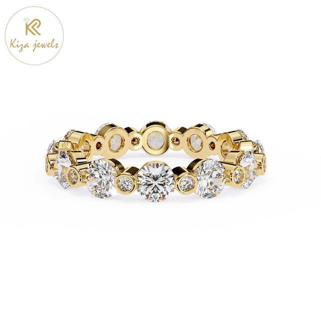 2.45 TDW Round Cut Women's Diamond Band