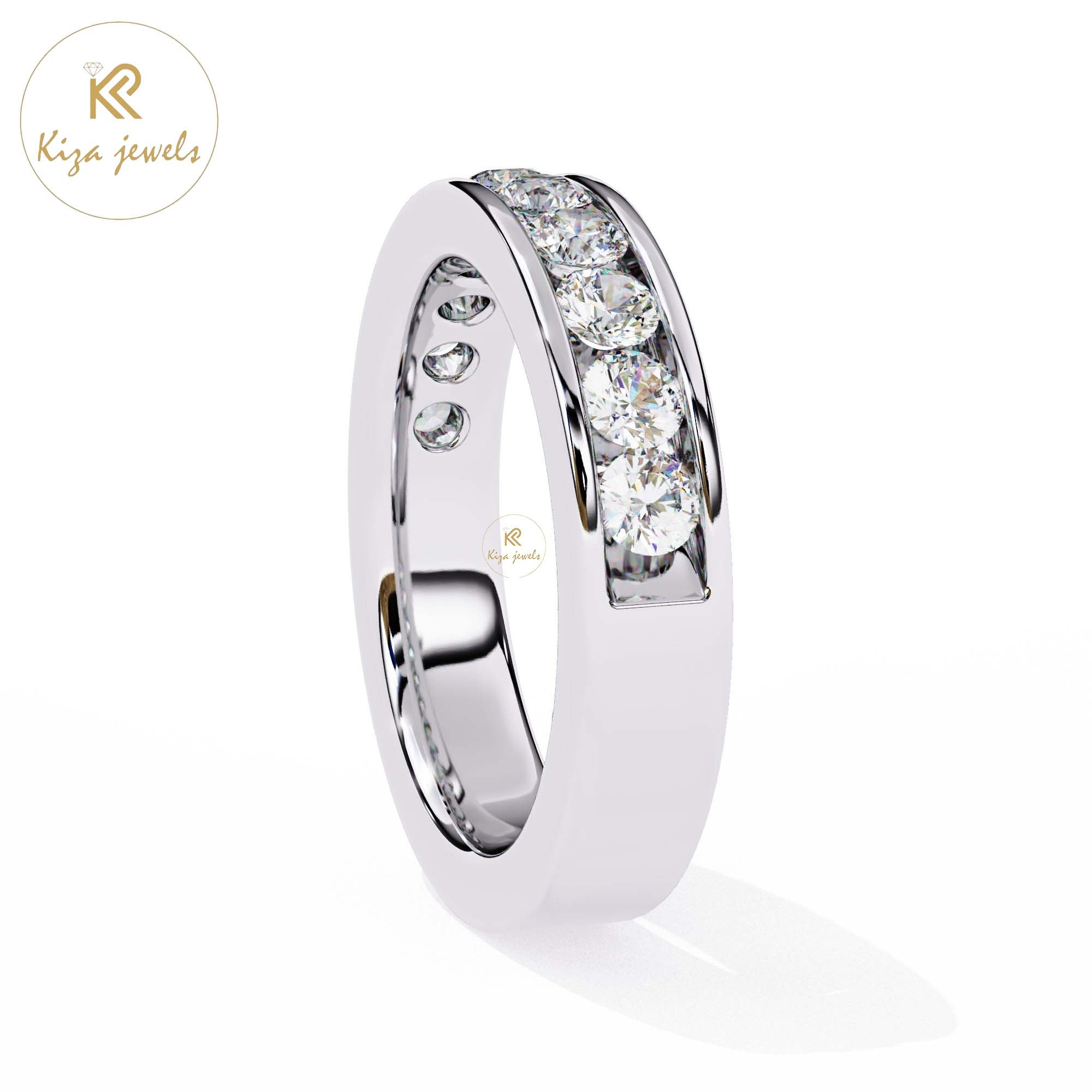 1.01 TDW Women's Round Cut Diamond Band