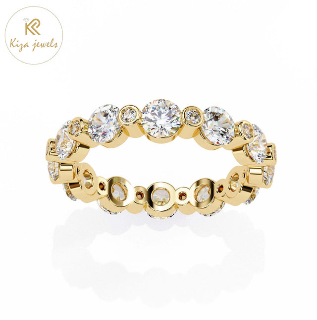 2.45 TDW Round Cut Women's Diamond Band