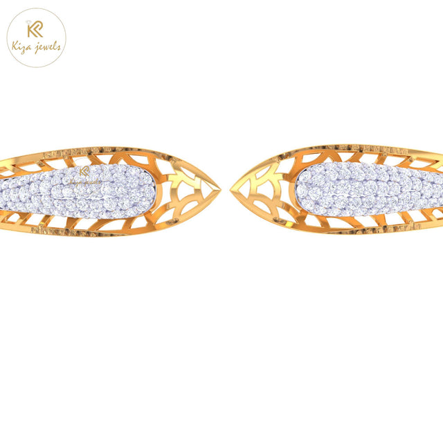 1.25 TDW Round Cut Diamond women's Bangle Bracelet