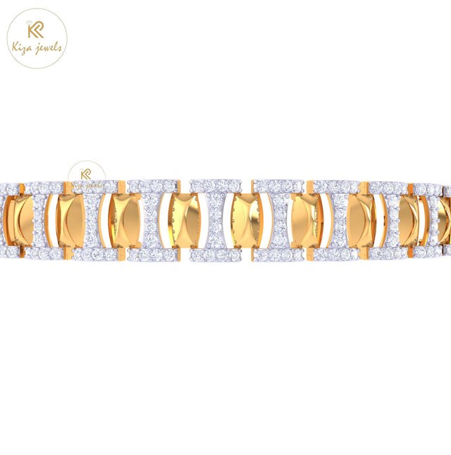 1.21 TDW Round Cut Diamond women's Bangle Bracelet