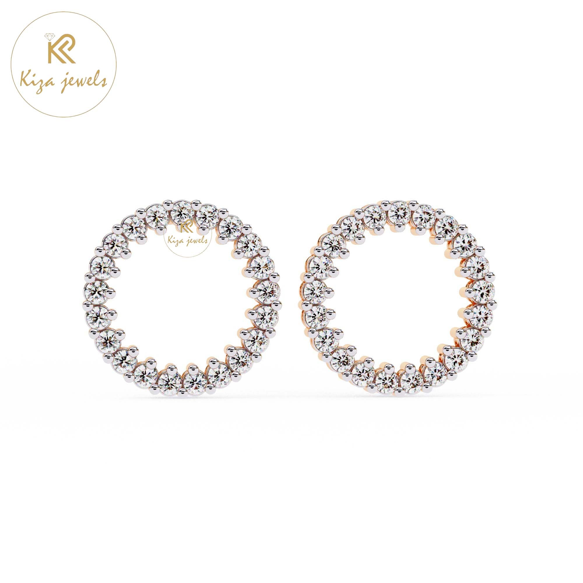 0.30 TDW Round Cut Diamond Women's Stud Earring