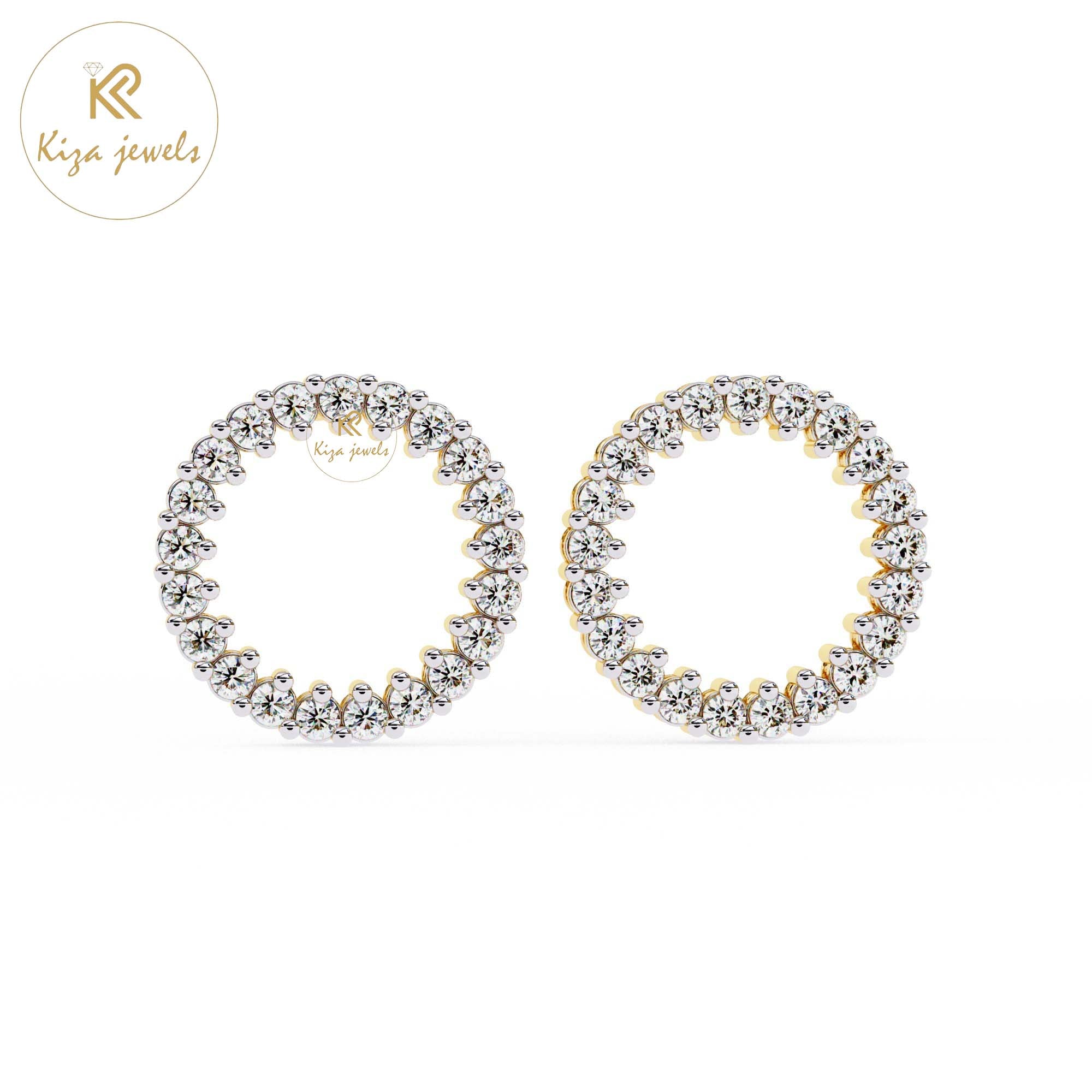 0.30 TDW Round Cut Diamond Women's Stud Earring