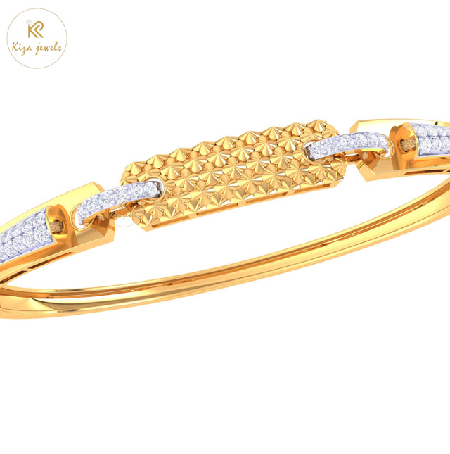 0.54 TDW Round Cut Diamond women's Bangle Bracelet