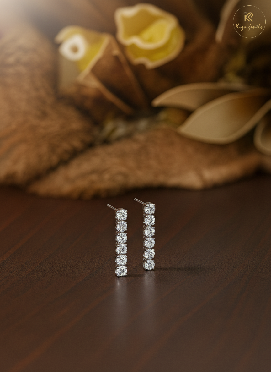 14.79 TDW Round cut Diamond Tennis Necklace